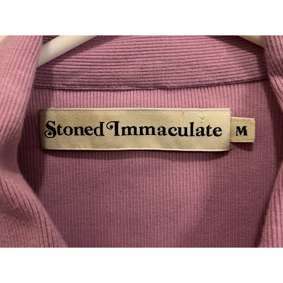 Stoned Immaculate Purple Bodysuit Top Shirt  Women's Size Medium - Picture 4 of 10